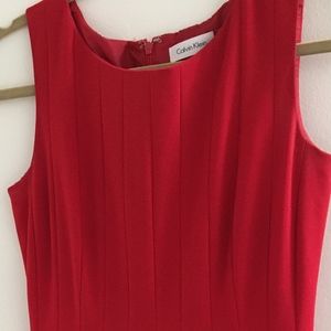 Red Calvin Klein Dress